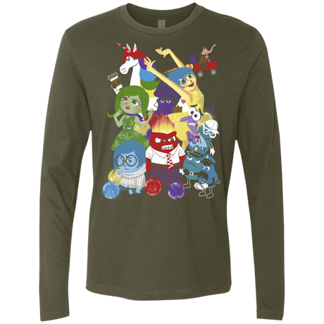 T-Shirts Military Green / Small More than a feeling Men's Premium Long Sleeve