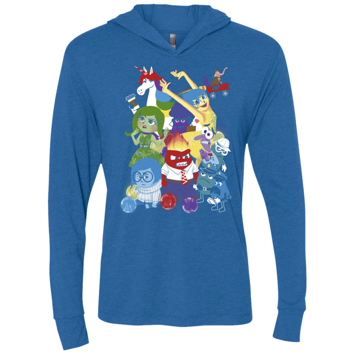 T-Shirts Vintage Royal / X-Small More than a feeling Triblend Long Sleeve Hoodie Tee