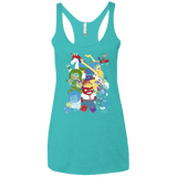 T-Shirts Tahiti Blue / X-Small More than a feeling Women's Triblend Racerback Tank