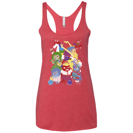 T-Shirts Vintage Red / X-Small More than a feeling Women's Triblend Racerback Tank