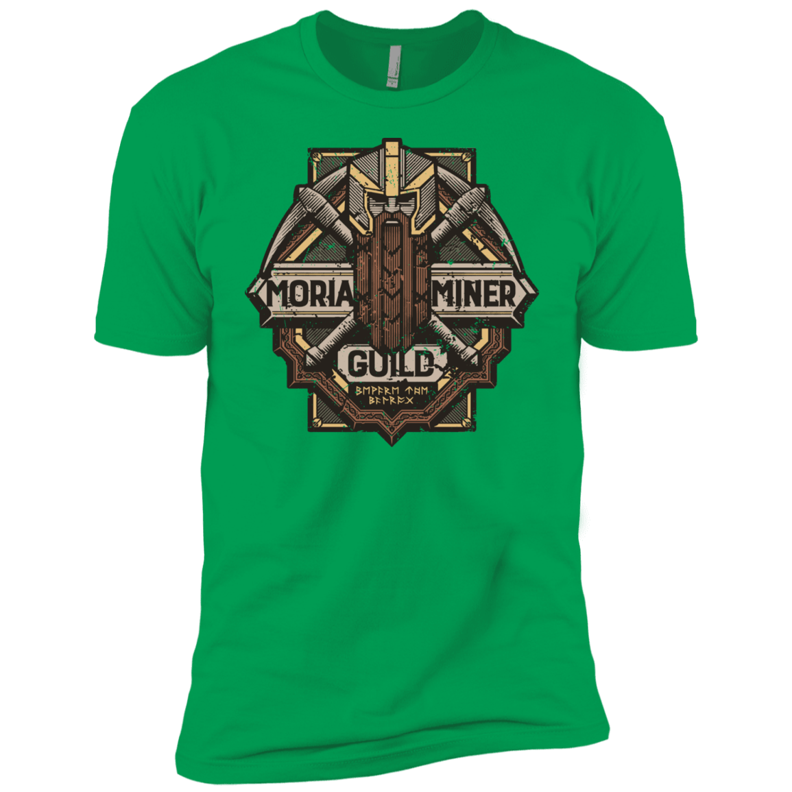 T-Shirts Kelly Green / YXS Moria Miner Guild Boys Premium T-Shirt