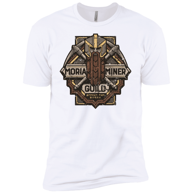 T-Shirts White / YXS Moria Miner Guild Boys Premium T-Shirt