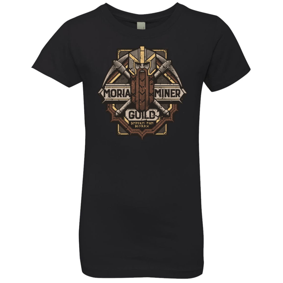 T-Shirts Black / YXS Moria Miner Guild Girls Premium T-Shirt