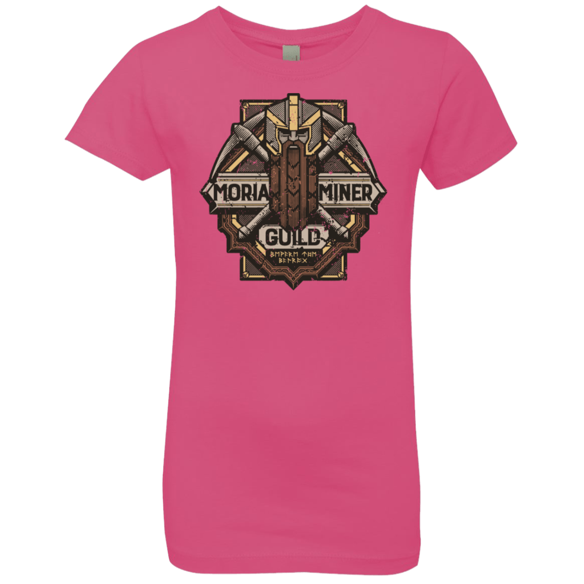 T-Shirts Hot Pink / YXS Moria Miner Guild Girls Premium T-Shirt