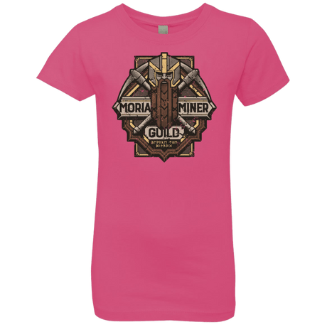 T-Shirts Hot Pink / YXS Moria Miner Guild Girls Premium T-Shirt