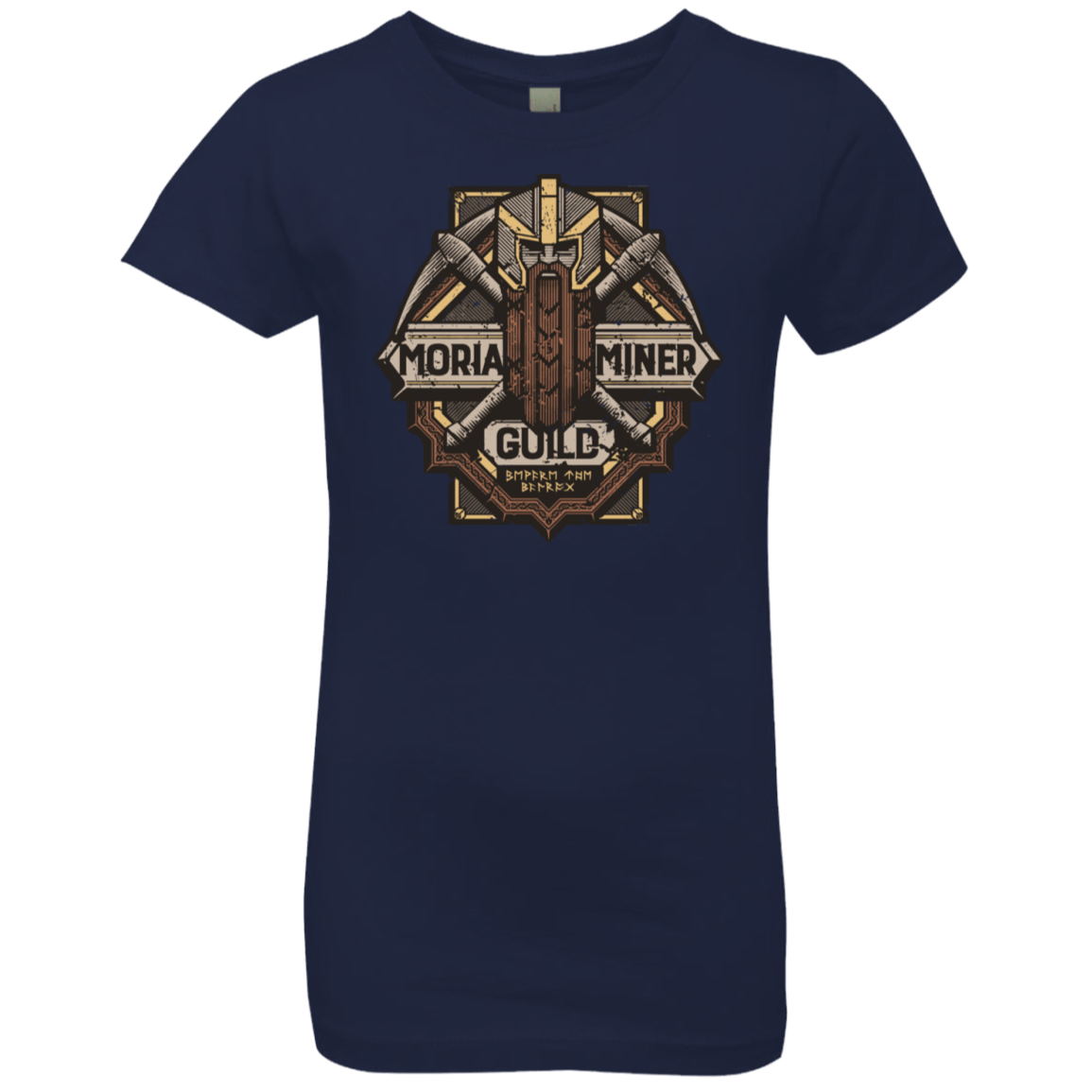 T-Shirts Midnight Navy / YXS Moria Miner Guild Girls Premium T-Shirt