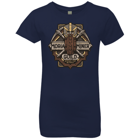 T-Shirts Midnight Navy / YXS Moria Miner Guild Girls Premium T-Shirt