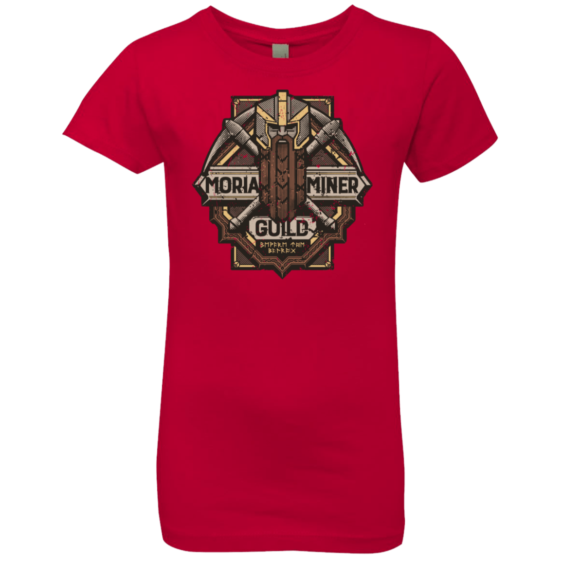 T-Shirts Red / YXS Moria Miner Guild Girls Premium T-Shirt