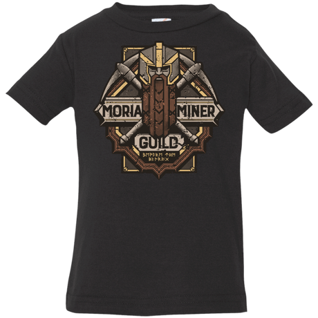 T-Shirts Black / 6 Months Moria Miner Guild Infant Premium T-Shirt