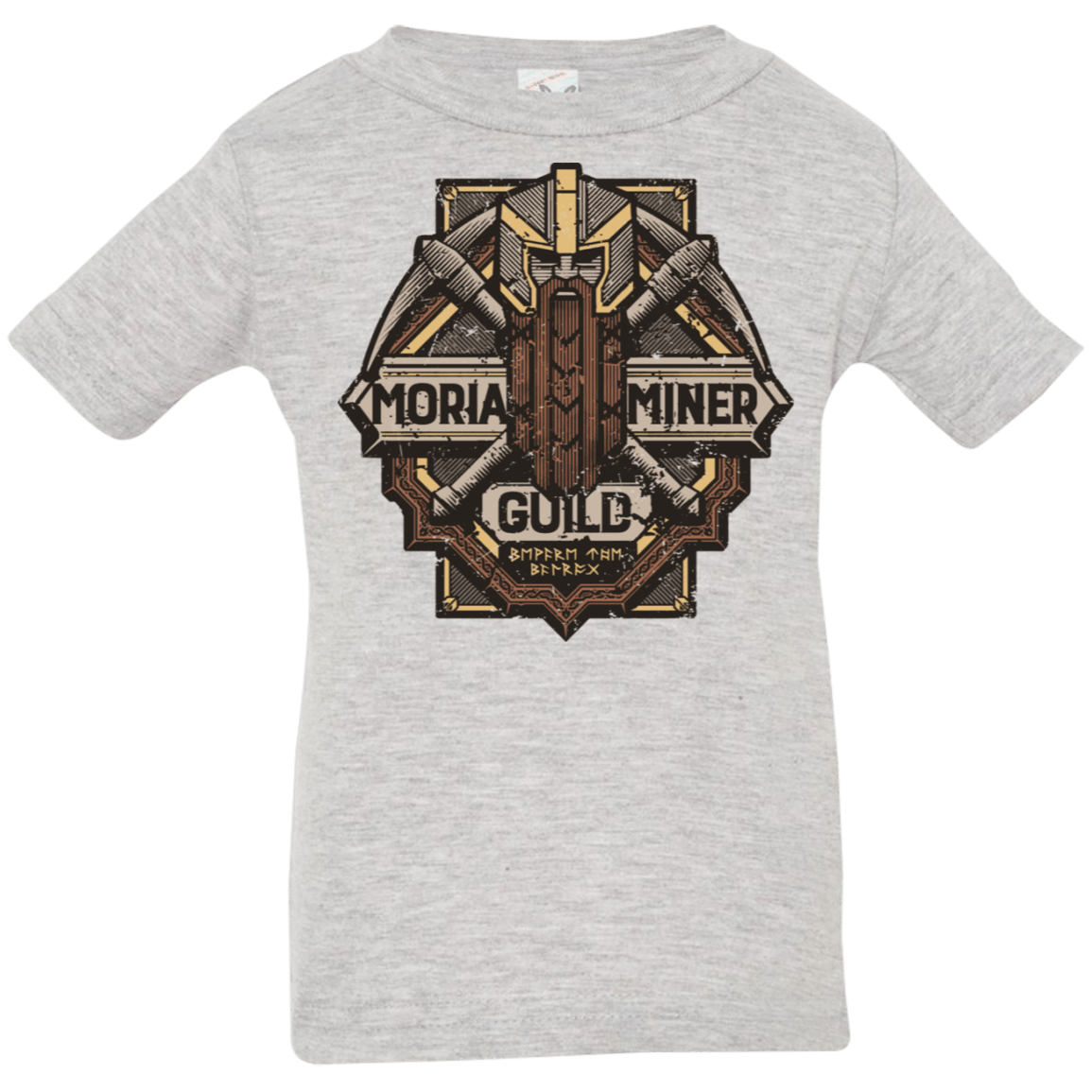 T-Shirts Heather Grey / 6 Months Moria Miner Guild Infant Premium T-Shirt