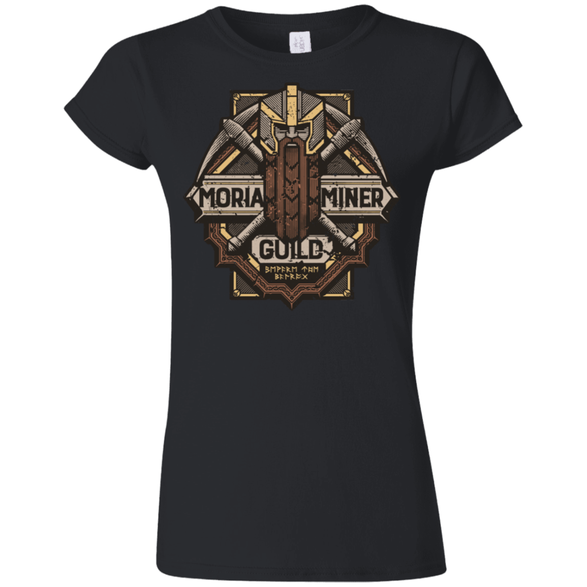 T-Shirts Black / S Moria Miner Guild Junior Slimmer-Fit T-Shirt