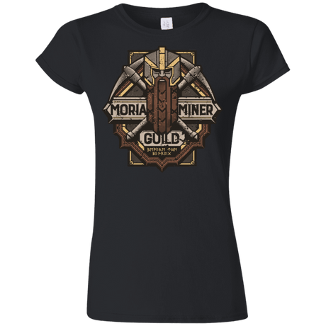 T-Shirts Black / S Moria Miner Guild Junior Slimmer-Fit T-Shirt