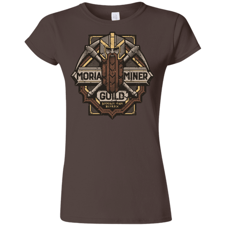 T-Shirts Dark Chocolate / S Moria Miner Guild Junior Slimmer-Fit T-Shirt