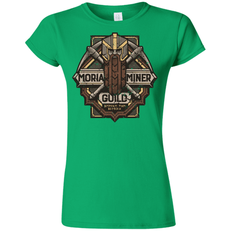 T-Shirts Irish Green / S Moria Miner Guild Junior Slimmer-Fit T-Shirt