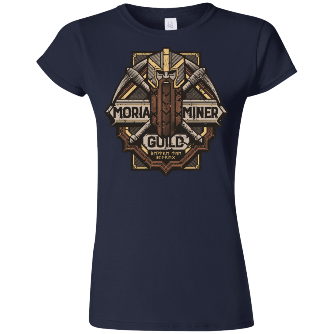 T-Shirts Navy / S Moria Miner Guild Junior Slimmer-Fit T-Shirt