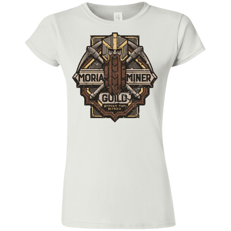 T-Shirts White / S Moria Miner Guild Junior Slimmer-Fit T-Shirt