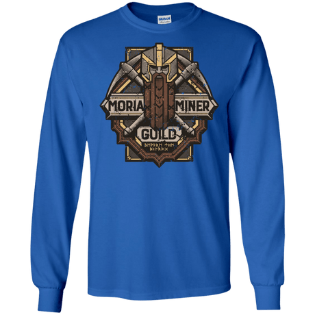 T-Shirts Royal / S Moria Miner Guild Men's Long Sleeve T-Shirt