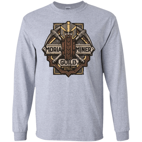 T-Shirts Sport Grey / S Moria Miner Guild Men's Long Sleeve T-Shirt