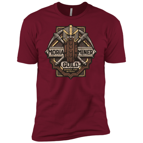 T-Shirts Cardinal / X-Small Moria Miner Guild Men's Premium T-Shirt