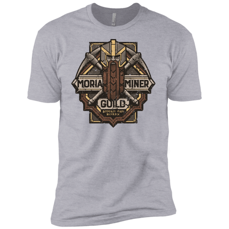 T-Shirts Heather Grey / X-Small Moria Miner Guild Men's Premium T-Shirt