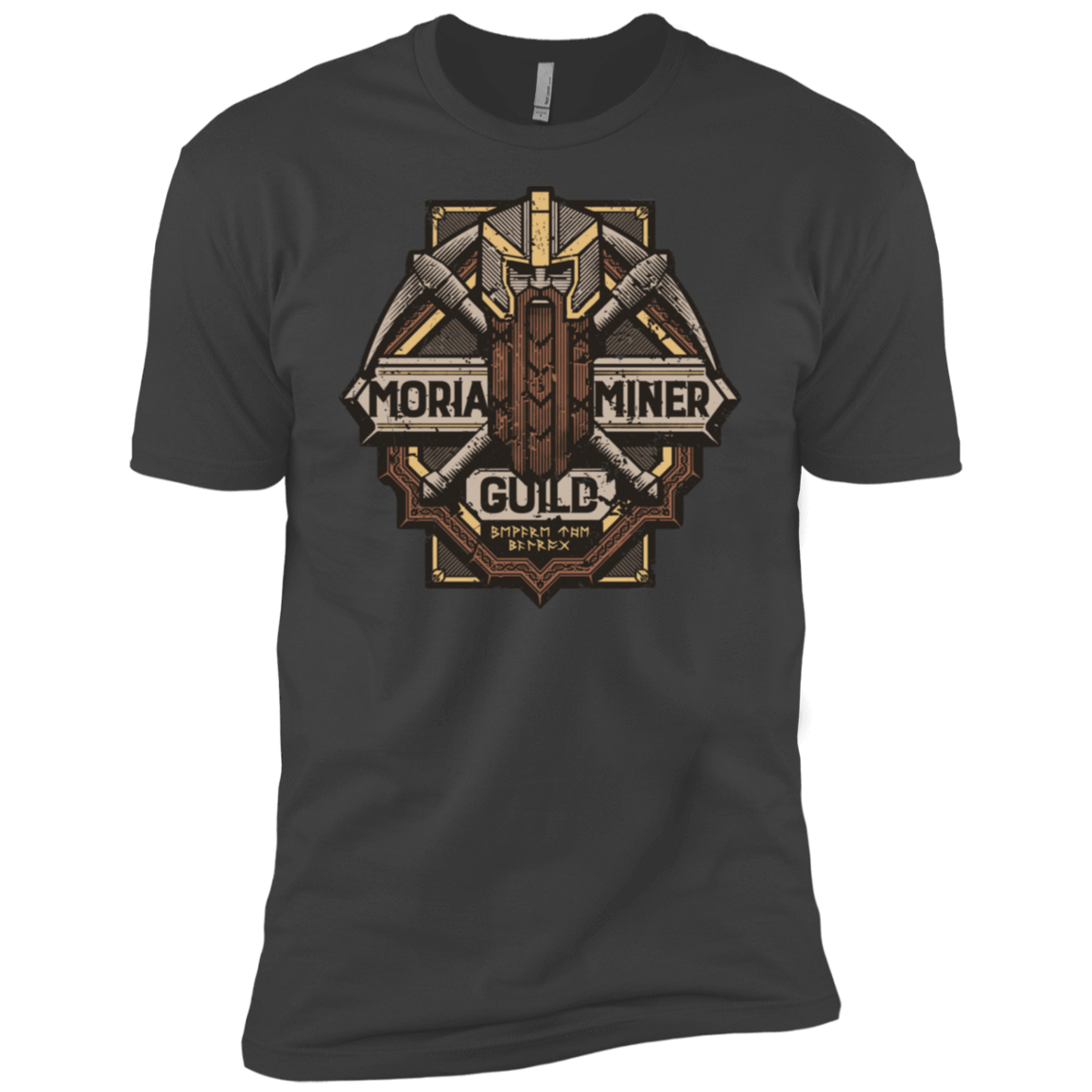 T-Shirts Heavy Metal / X-Small Moria Miner Guild Men's Premium T-Shirt