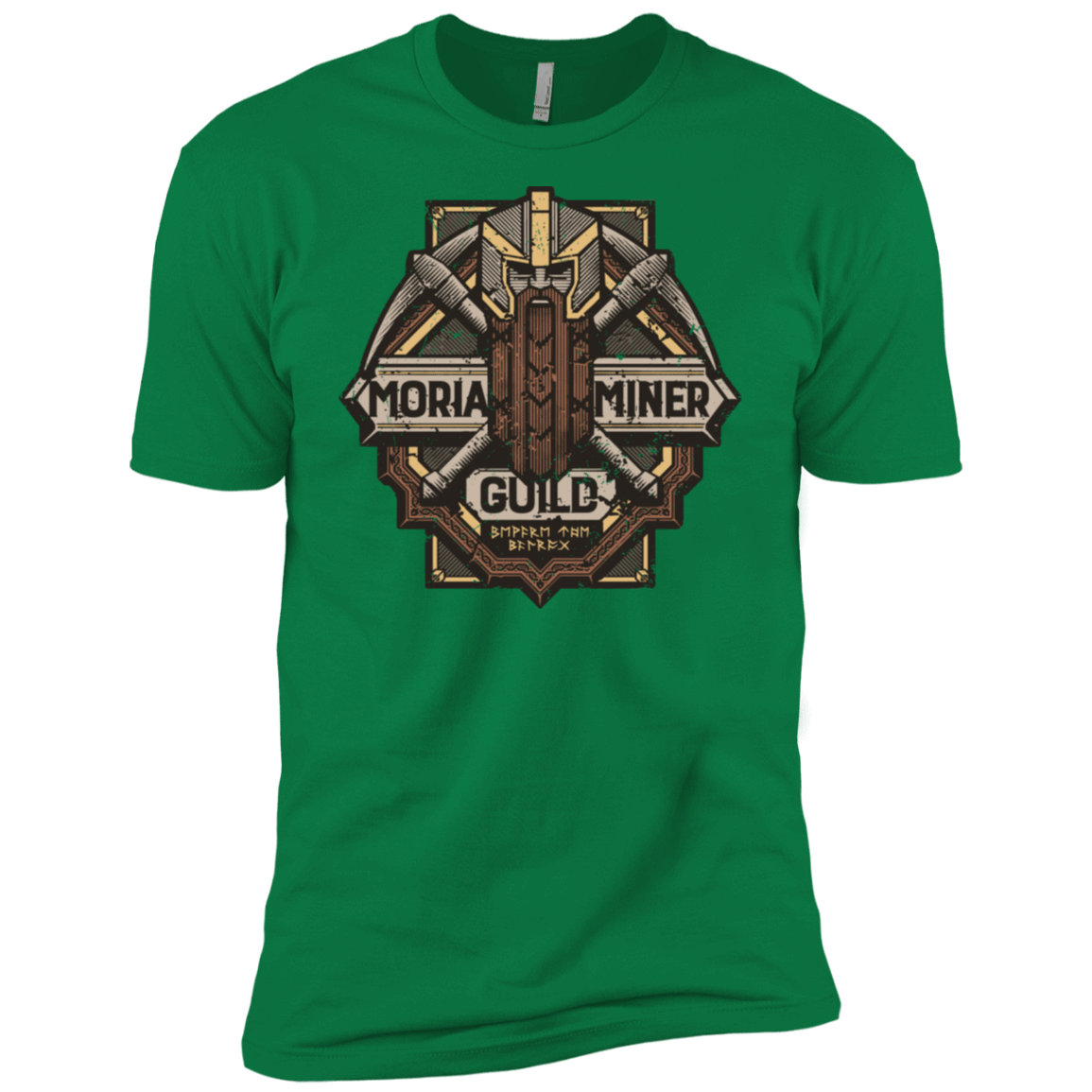 T-Shirts Kelly Green / X-Small Moria Miner Guild Men's Premium T-Shirt
