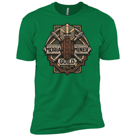 T-Shirts Kelly Green / X-Small Moria Miner Guild Men's Premium T-Shirt