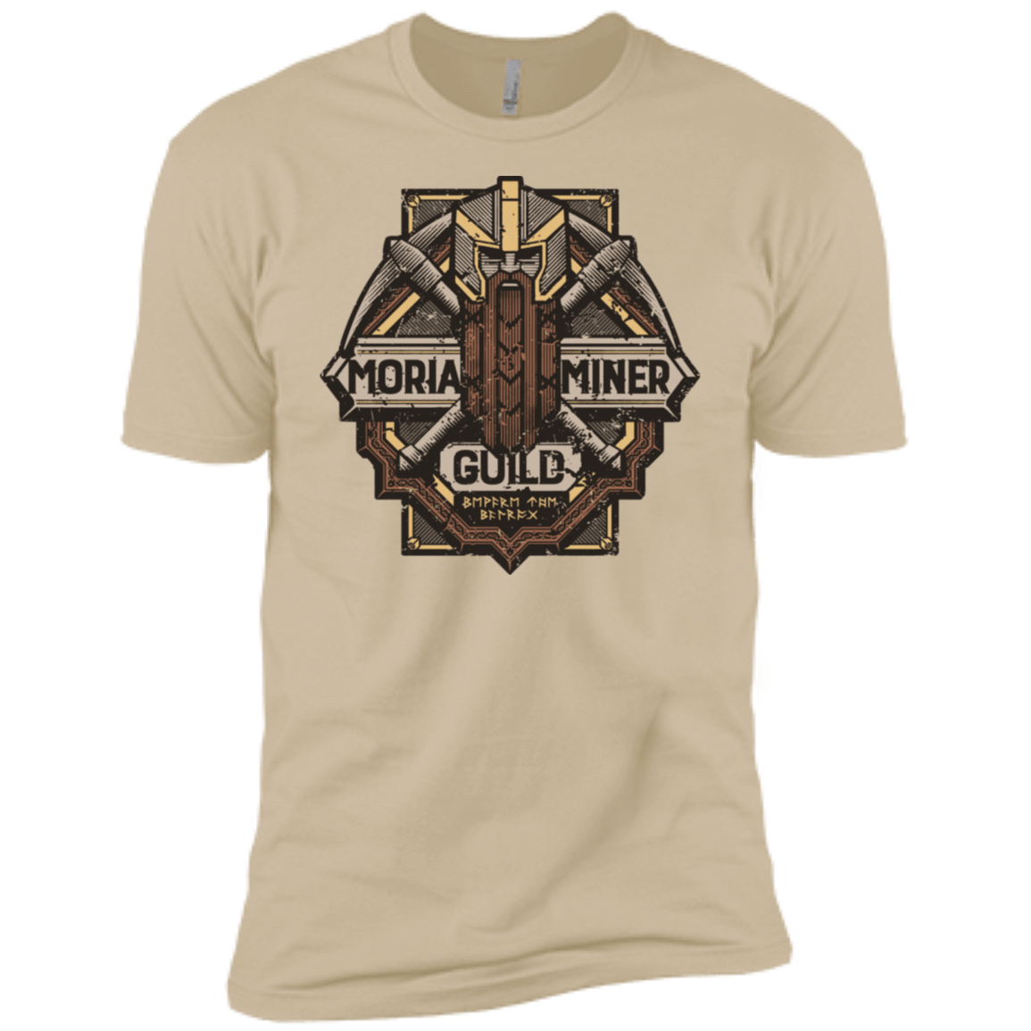 T-Shirts Sand / X-Small Moria Miner Guild Men's Premium T-Shirt