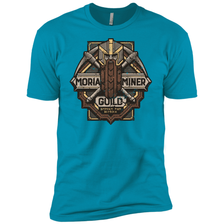 T-Shirts Turquoise / X-Small Moria Miner Guild Men's Premium T-Shirt