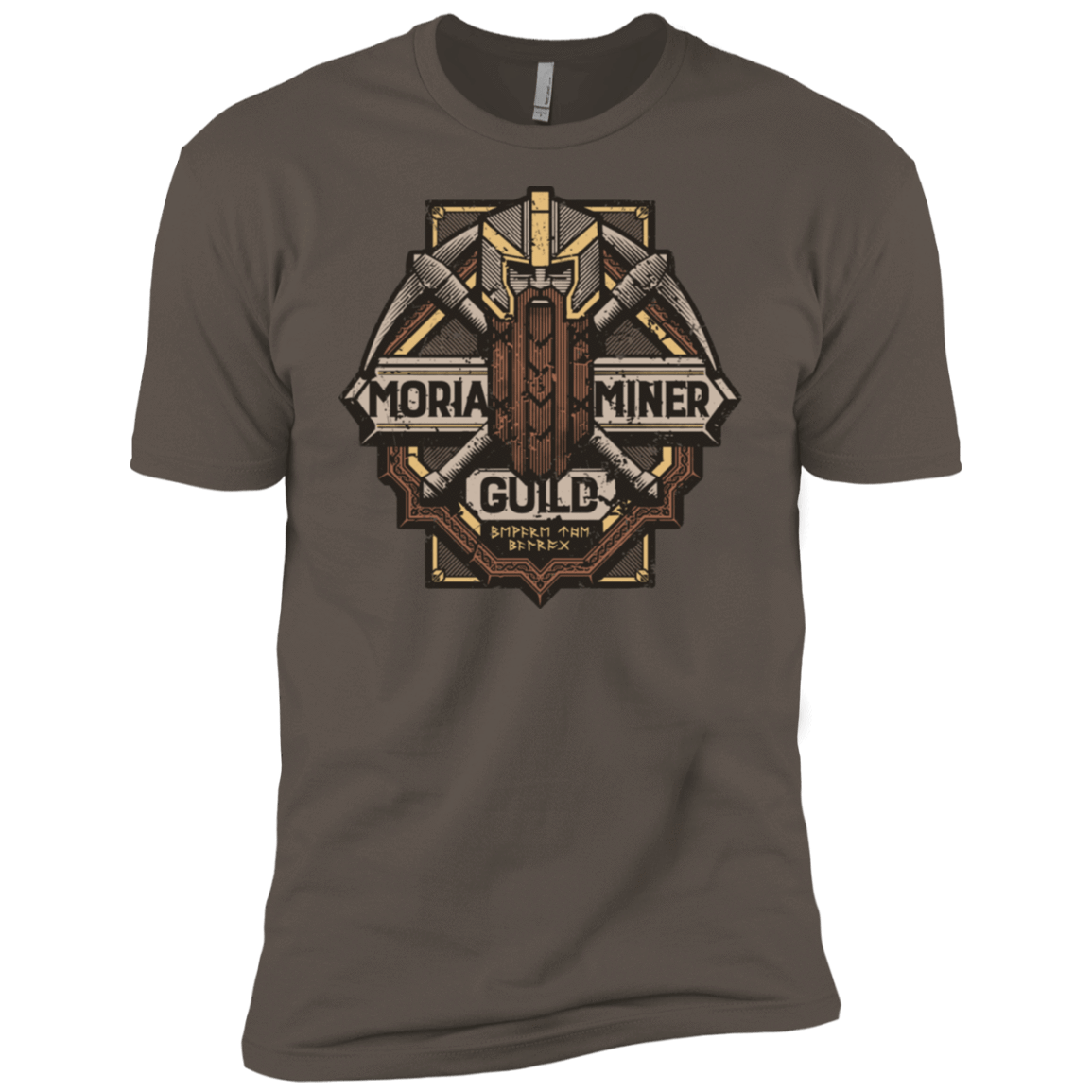 T-Shirts Warm Grey / X-Small Moria Miner Guild Men's Premium T-Shirt