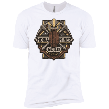 T-Shirts White / X-Small Moria Miner Guild Men's Premium T-Shirt