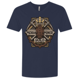 T-Shirts Midnight Navy / X-Small Moria Miner Guild Men's Premium V-Neck