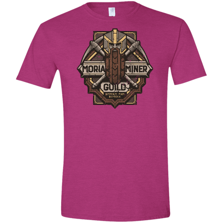 T-Shirts Antique Heliconia / S Moria Miner Guild Men's Semi-Fitted Softstyle
