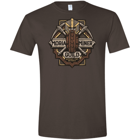 T-Shirts Dark Chocolate / S Moria Miner Guild Men's Semi-Fitted Softstyle