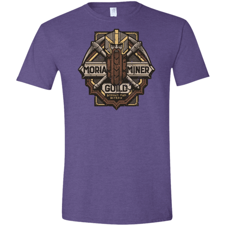 T-Shirts Heather Purple / S Moria Miner Guild Men's Semi-Fitted Softstyle