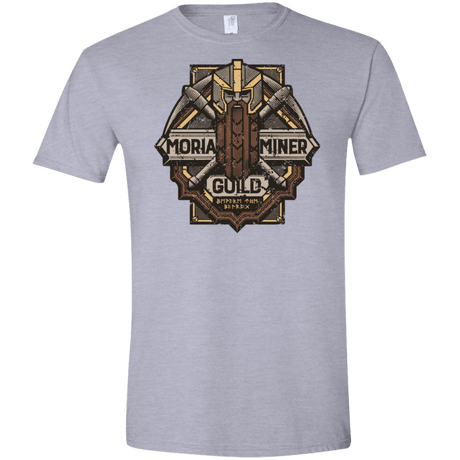 T-Shirts Sport Grey / X-Small Moria Miner Guild Men's Semi-Fitted Softstyle
