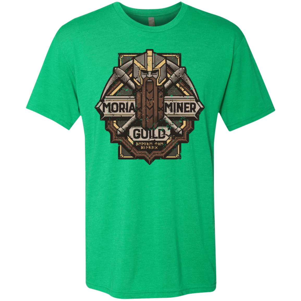 T-Shirts Envy / S Moria Miner Guild Men's Triblend T-Shirt