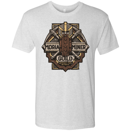 T-Shirts Heather White / S Moria Miner Guild Men's Triblend T-Shirt