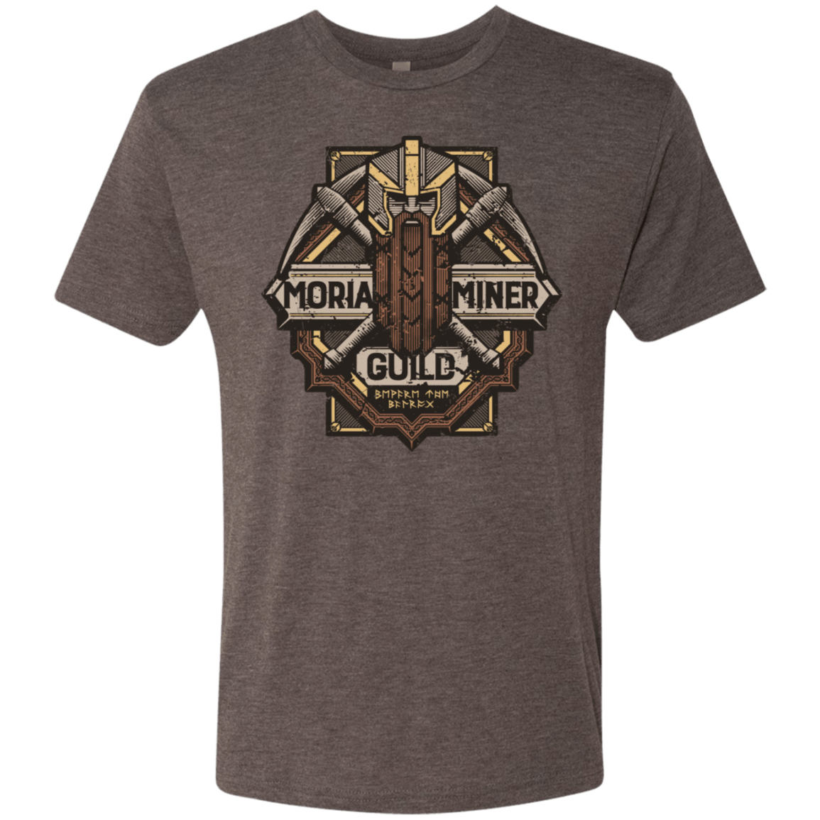 T-Shirts Macchiato / S Moria Miner Guild Men's Triblend T-Shirt