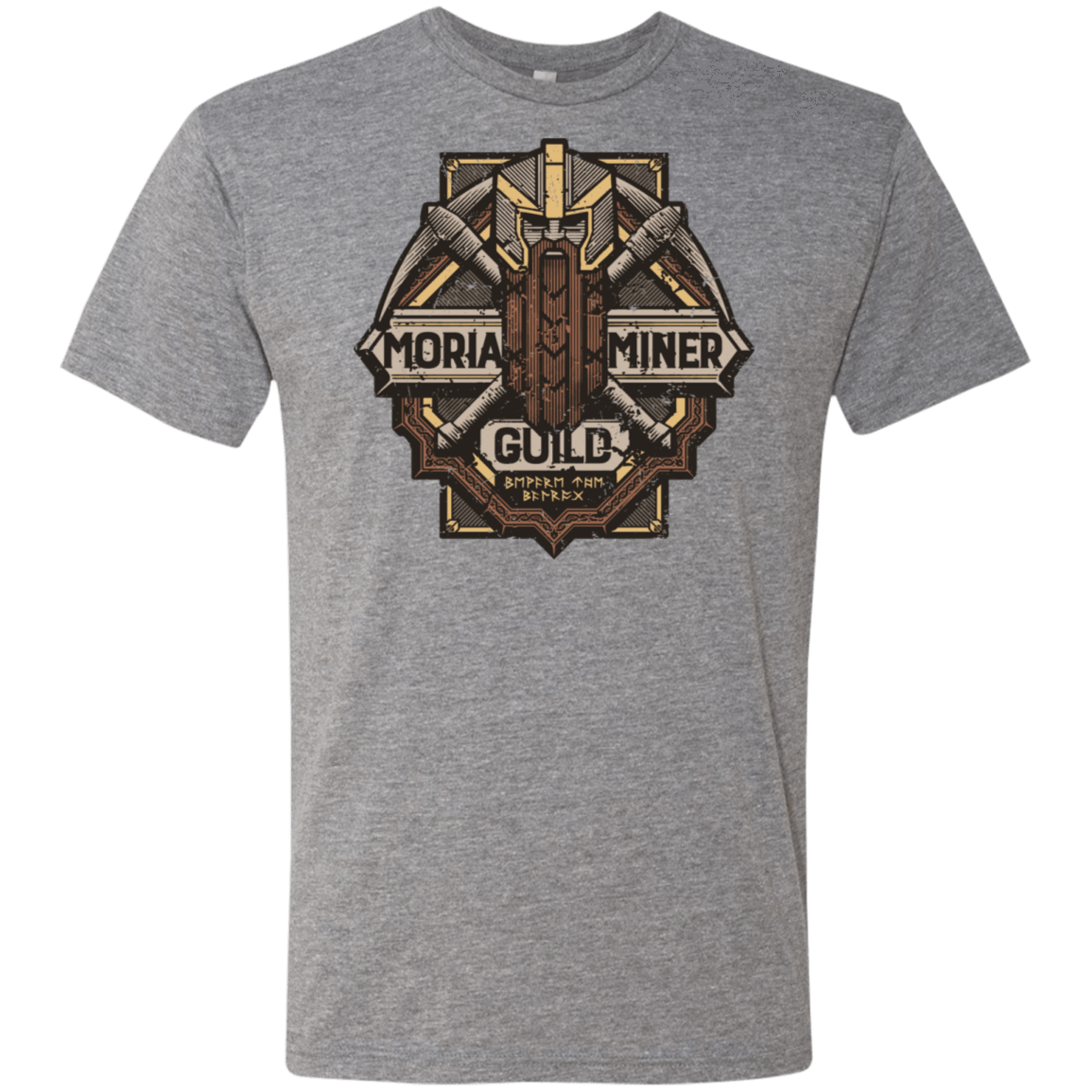 T-Shirts Premium Heather / S Moria Miner Guild Men's Triblend T-Shirt