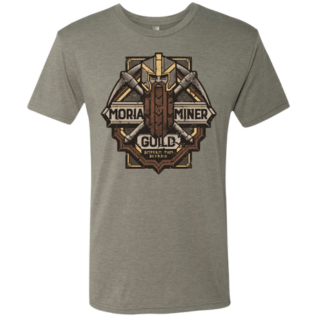 T-Shirts Venetian Grey / S Moria Miner Guild Men's Triblend T-Shirt