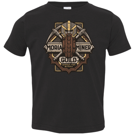 T-Shirts Black / 2T Moria Miner Guild Toddler Premium T-Shirt