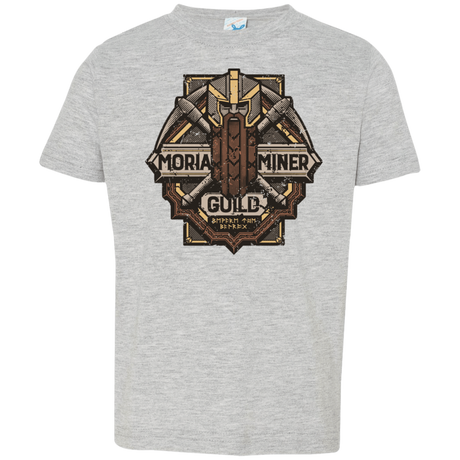 T-Shirts Heather Grey / 2T Moria Miner Guild Toddler Premium T-Shirt