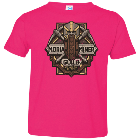 T-Shirts Hot Pink / 2T Moria Miner Guild Toddler Premium T-Shirt