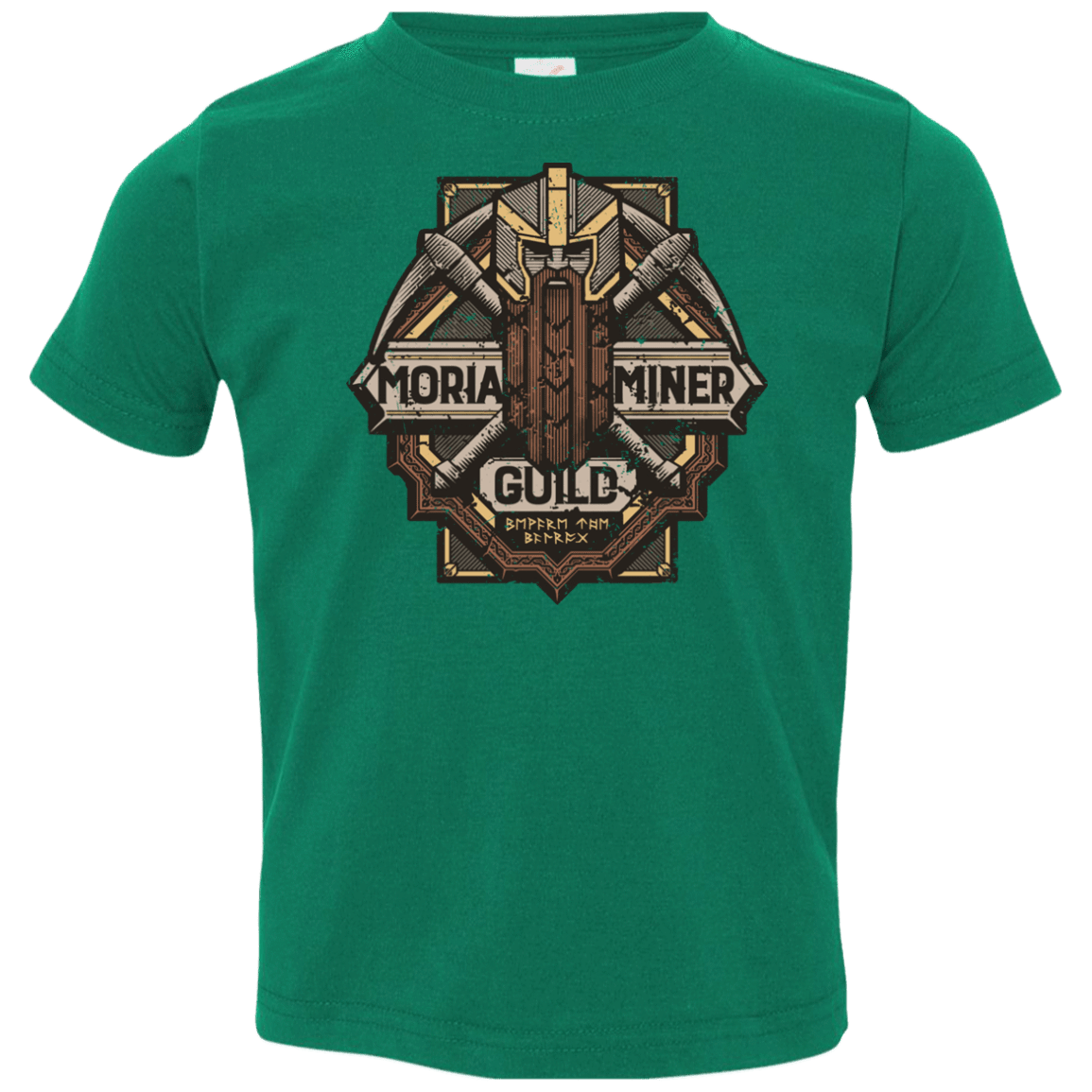 T-Shirts Kelly / 2T Moria Miner Guild Toddler Premium T-Shirt