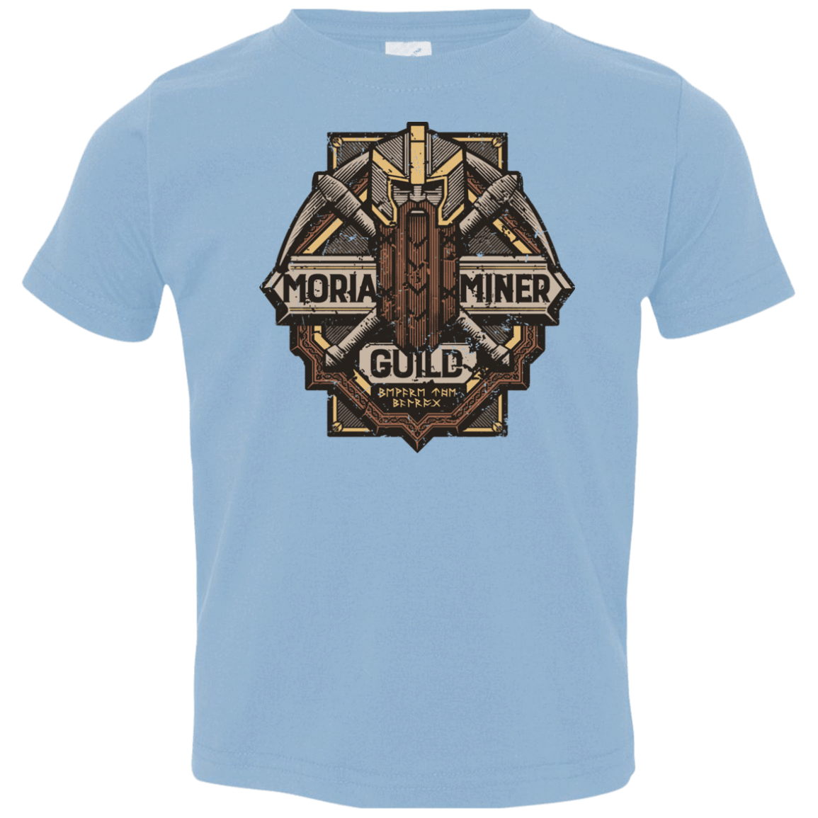 T-Shirts Light Blue / 2T Moria Miner Guild Toddler Premium T-Shirt