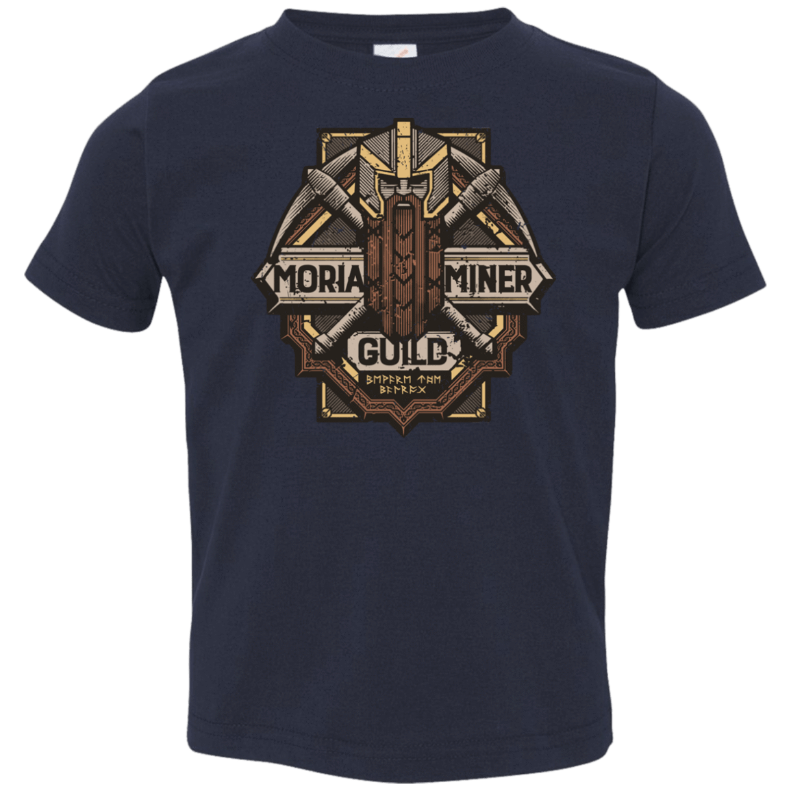 T-Shirts Navy / 2T Moria Miner Guild Toddler Premium T-Shirt