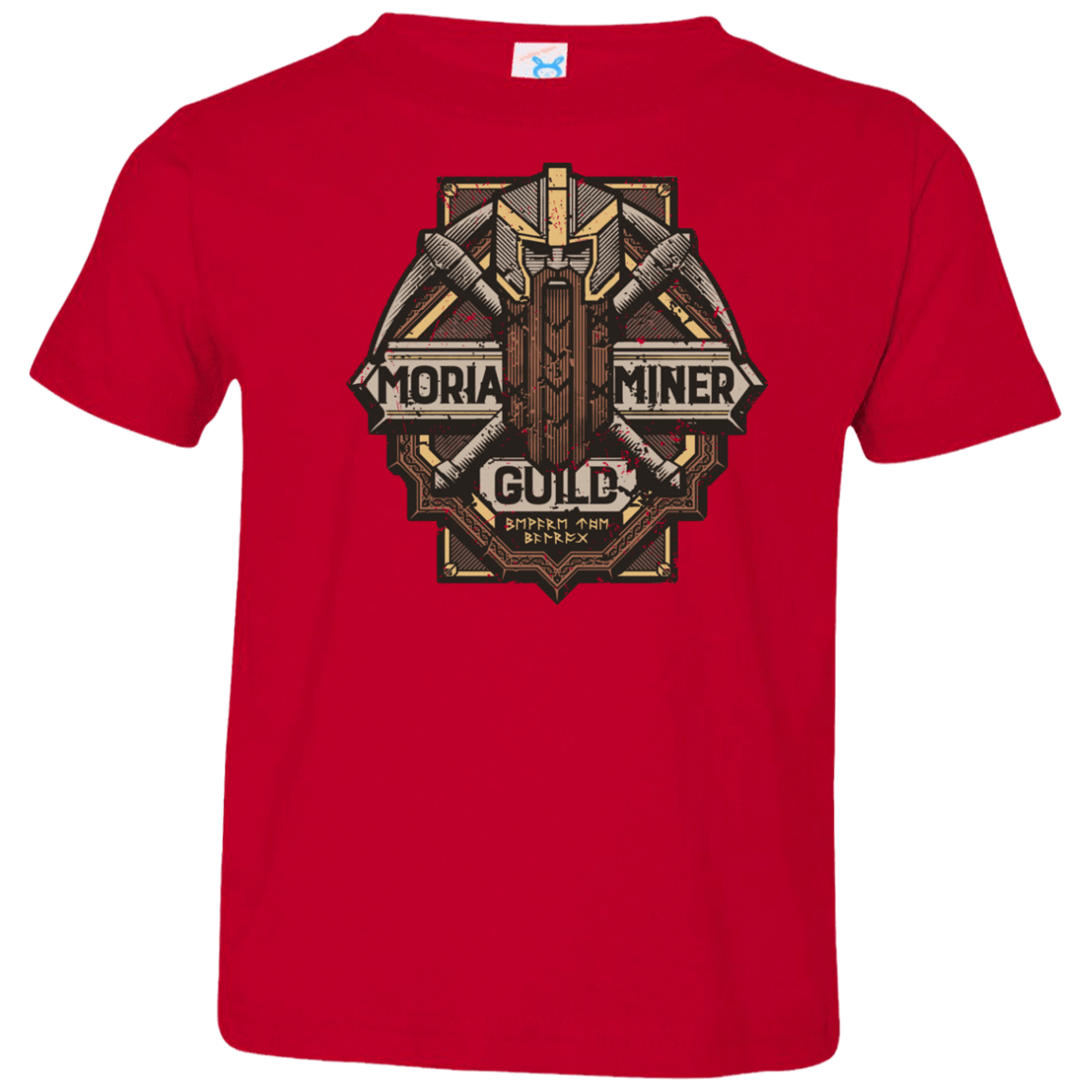 T-Shirts Red / 2T Moria Miner Guild Toddler Premium T-Shirt