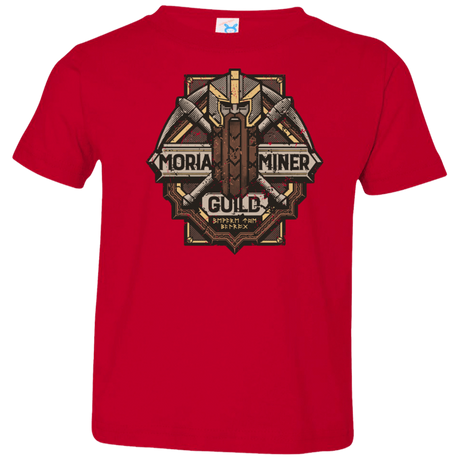 T-Shirts Red / 2T Moria Miner Guild Toddler Premium T-Shirt