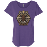 T-Shirts Purple Rush / X-Small Moria Miner Guild Triblend Dolman Sleeve